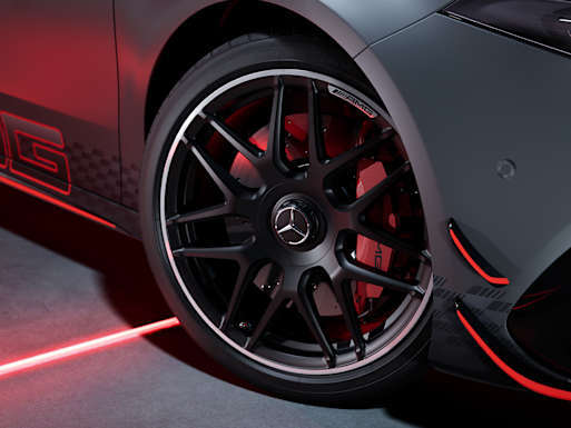 48.3 cm (19-inch) AMG cross-spoke forged wheels