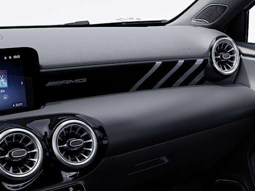 AMG Design aluminium trim in black/silver