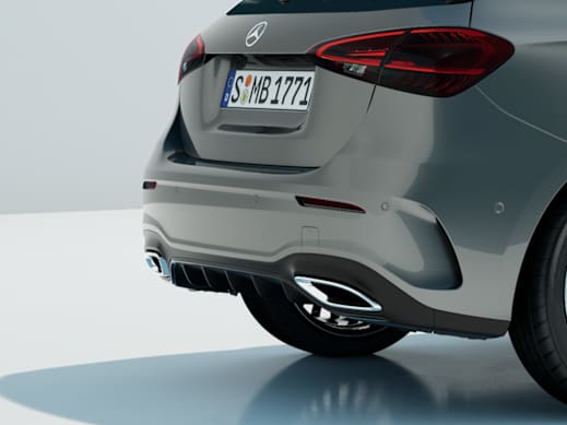 LED rear lights and diffuser