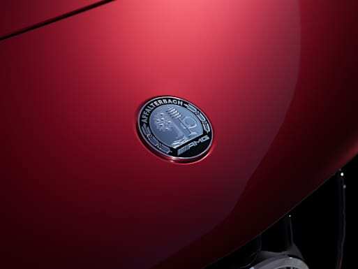 Bonnet with AMG badge