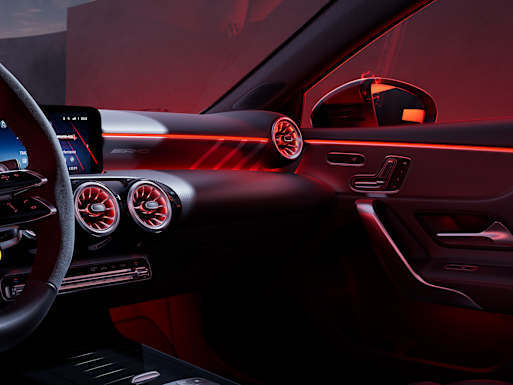 AMG Design aluminium trim in black/silver