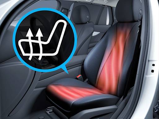 Seat climate control for driver and front passenger