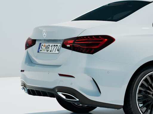 LED rear lights and diffuser