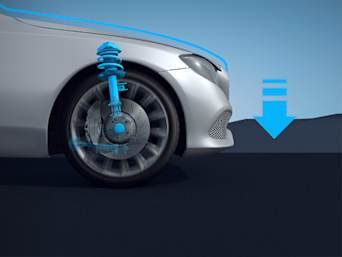 Lowered comfort suspension