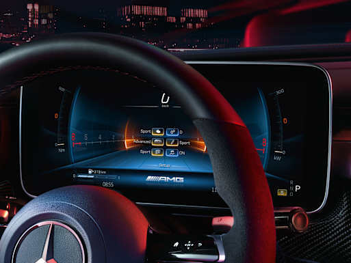 AMG-specific instrument cluster