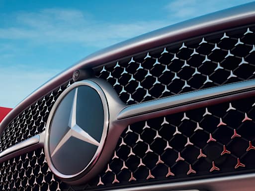 Front with diamond grille in star design