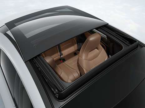 Panoramic sliding sunroof
