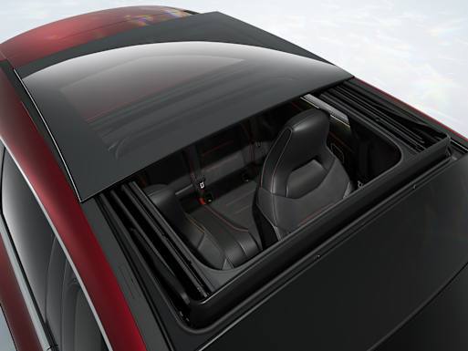 Panoramic sliding sunroof