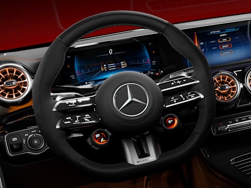 AMG Performance steering wheel in nappa leather / MICROCUT microfibre