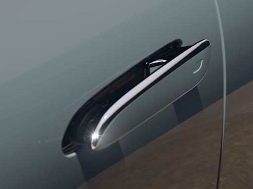 Flush-fitting door handles