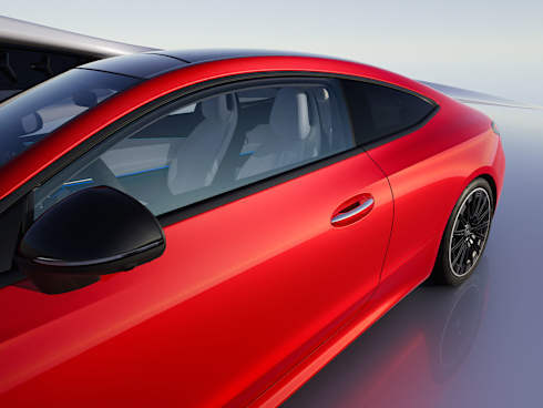 Enticing: the frameless doors.