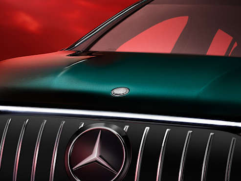 AMG badge on the bonnet