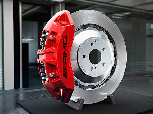 AMG red brake callipers