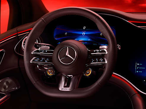 AMG Performance steering wheel with AMG steering wheel buttons
