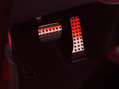 AMG sports pedal cluster