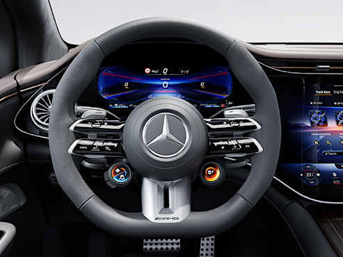 AMG Performance steering wheel in nappa leather/MICROCUT microfibre