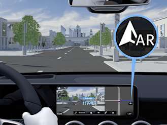 Digital Extra: MBUX Augmented Reality for navigation