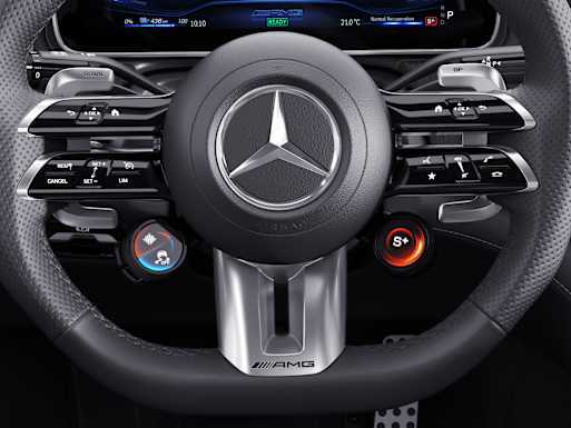 AMG steering wheel buttons