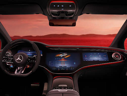 Instrument panel, beltlines and centre console in MICROCUT microfibre