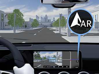 MBUX Augmented Reality for Navigation