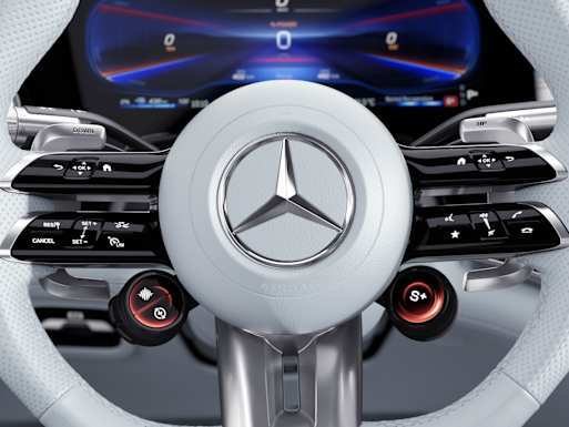 AMG steering wheel buttons