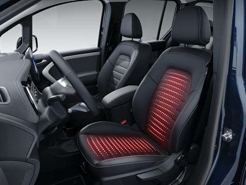 Seat heating for driver and co-driver