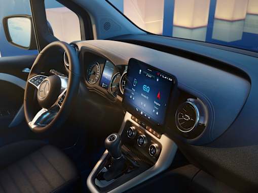 Partially leather-lined instrument panel, NEOTEX artificial leather