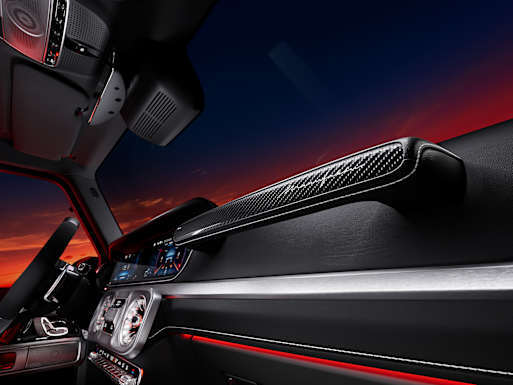 AMG carbon-fibre trim elements