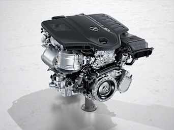 Engine with integrated start generator 48V