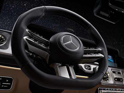 New steering wheel design