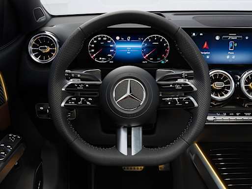 Steering wheel in nappa leather