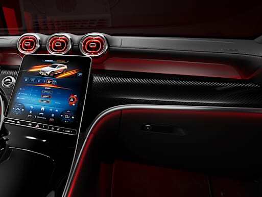 AMG carbon-fibre trim elements