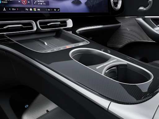Wireless charging system for mobile devices in the front