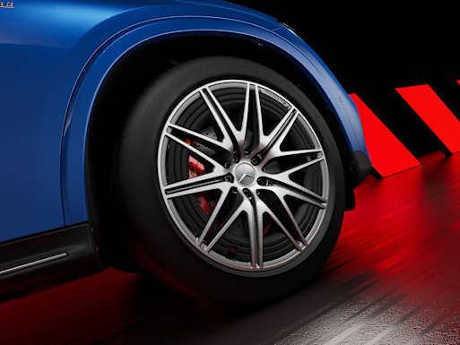 AMG double-spoke design, light-alloy wheels (GLC 43)
