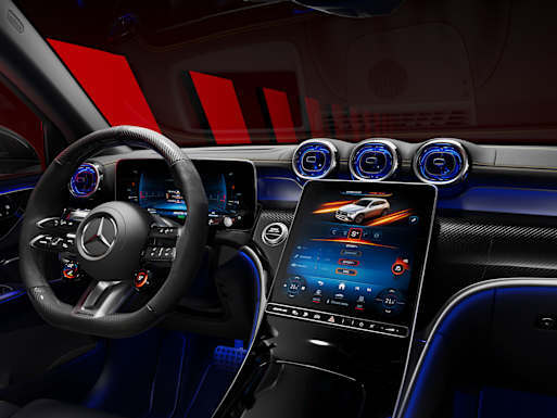 AMG-specific instrument cluster