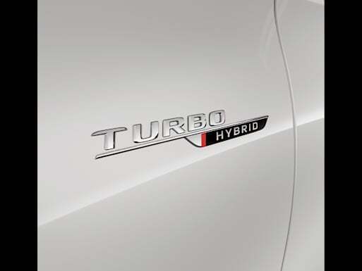 "TURBO HYBRID" lettering on the front wings (GLE 53 HYBRID 4MATIC+)