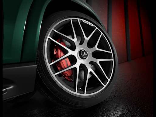 AMG forged wheels in a cross-spoke design (GLE 63 S 4MATIC+)