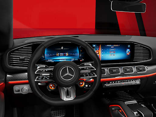 Widescreen cockpit with AMG-specific display styles