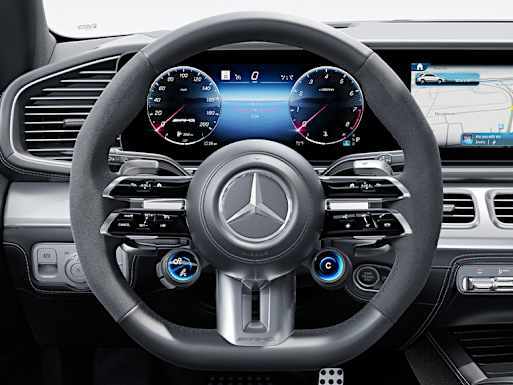 AMG Performance steering wheel in nappa leather / MICROCUT microfibre