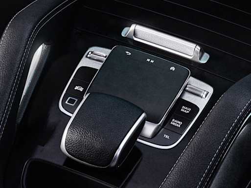 Centre console with fingerprint scanner