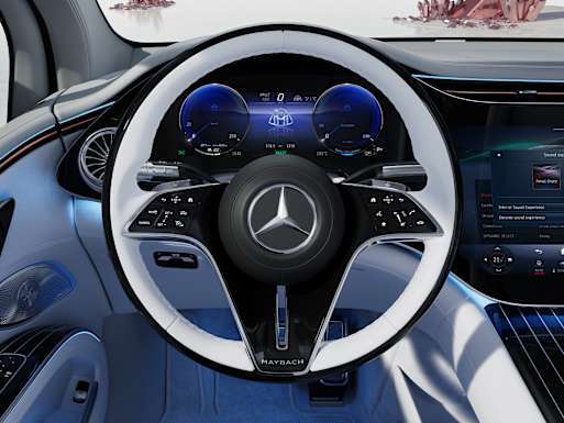 Maybach-specific steering wheel
