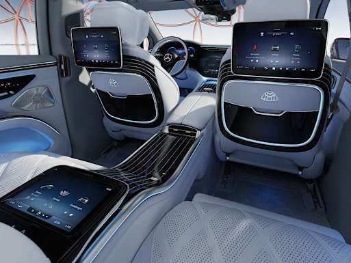 MBUX high-end rear seat entertainment