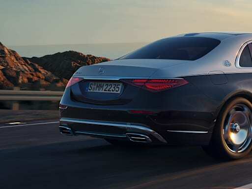 The Mercedes-Maybach rear apron