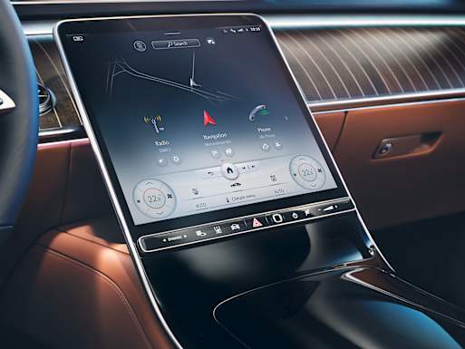 12.8" OLED central display