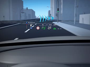 MBUX augmented reality Head-up Display