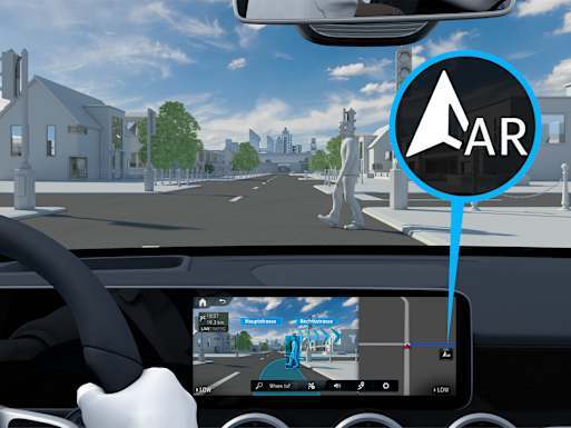 Digital Extra: MBUX Augmented Reality Navigation